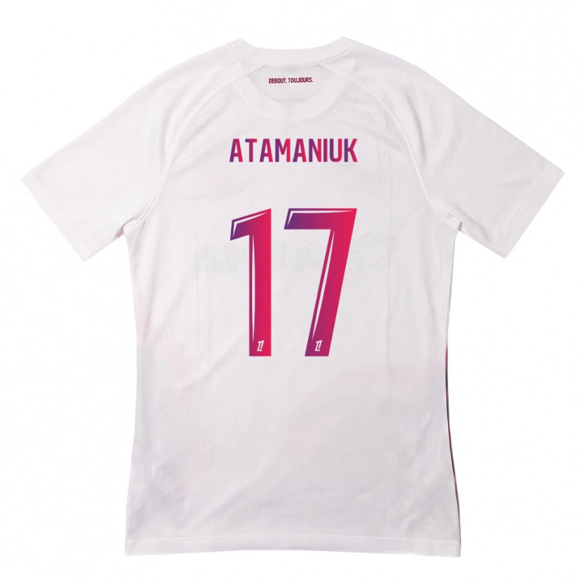 Danxen Herren Alexandra Atamaniuk #17 Weiß Pink Lila Auswärtstrikot Trikot 2026/27 T-Shirt Österreich