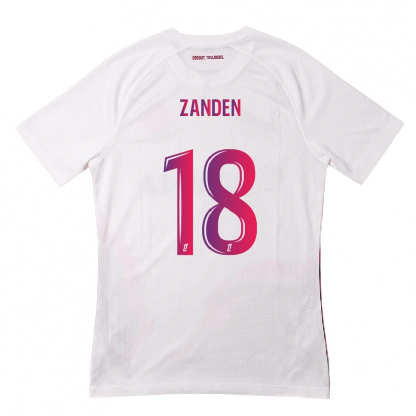 Danxen Herren Oliver Zandén #18 Weiß Pink Lila Auswärtstrikot Trikot 2026/27 T-Shirt Österreich