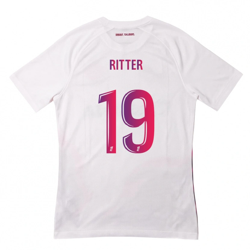 Danxen Herren Morgane Ritter #19 Weiß Pink Lila Auswärtstrikot Trikot 2026/27 T-Shirt Österreich