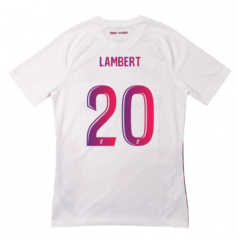 Danxen Herren Sarah Lambert #20 Weiß Pink Lila Auswärtstrikot Trikot 2026/27 T-Shirt Österreich
