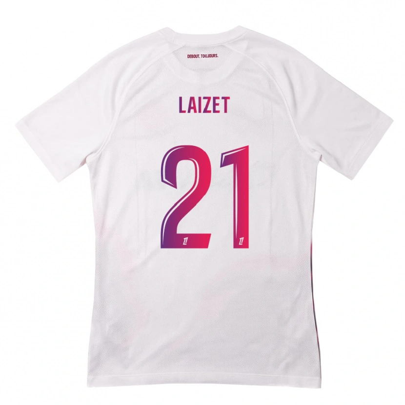 Danxen Herren Emma Laizet #21 Weiß Pink Lila Auswärtstrikot Trikot 2026/27 T-Shirt Österreich