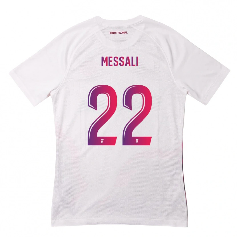 Danxen Herren Rafik Messali #22 Weiß Pink Lila Auswärtstrikot Trikot 2026/27 T-Shirt Österreich