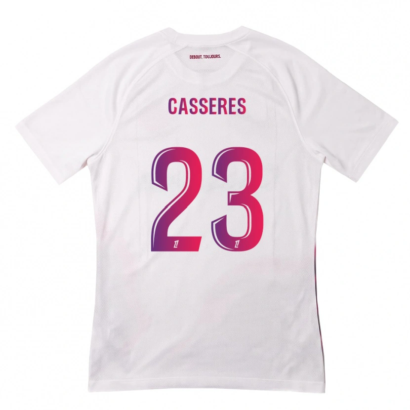 Danxen Herren Cristian Cásseres Jr. #23 Weiß Pink Lila Auswärtstrikot Trikot 2026/27 T-Shirt Österreich