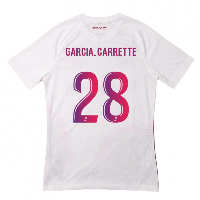 Danxen Herren Hortense Garcia-Carrette #28 Weiß Pink Lila Auswärtstrikot Trikot 2026/27 T-Shirt Österreich
