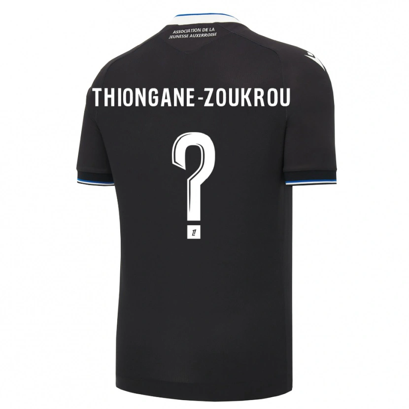 Danxen Herren Ackah-Tidiane Zoukrou #0 Schwarz Blau Weiß Auswärtstrikot Trikot 2026/27 T-Shirt Österreich