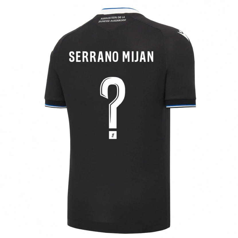Danxen Herren Joye Serrano Mijan #0 Schwarz Blau Weiß Auswärtstrikot Trikot 2026/27 T-Shirt Österreich