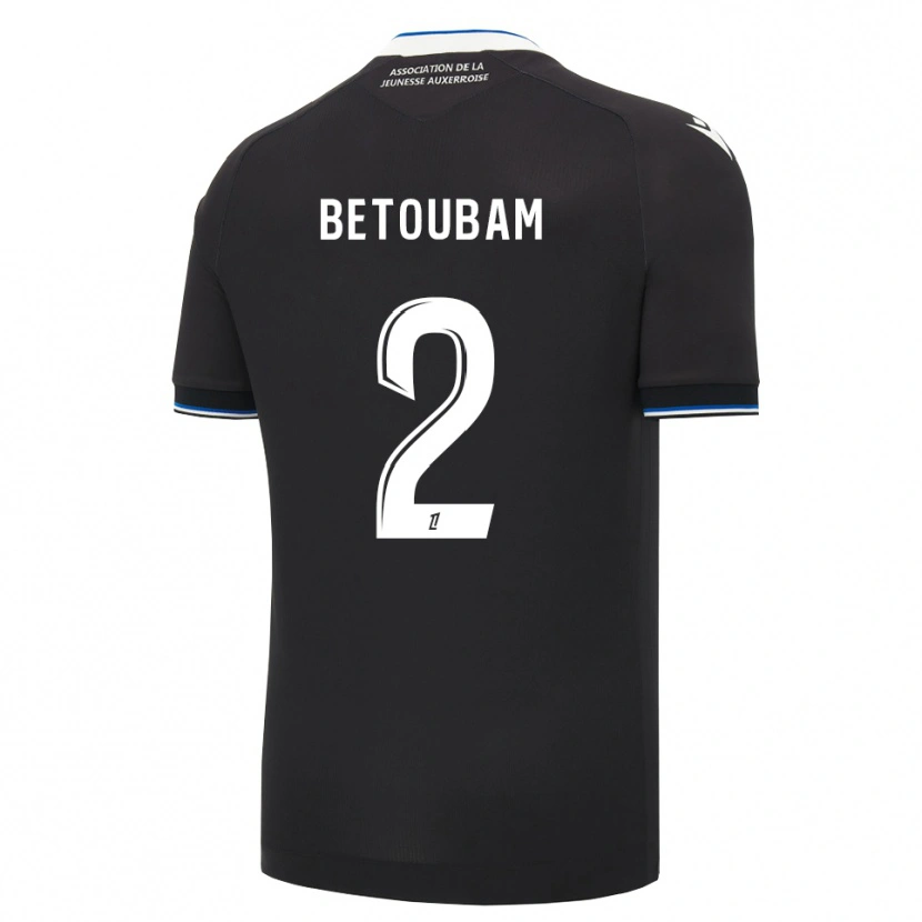 Danxen Herren Clément Betoubam #2 Schwarz Blau Weiß Auswärtstrikot Trikot 2026/27 T-Shirt Österreich