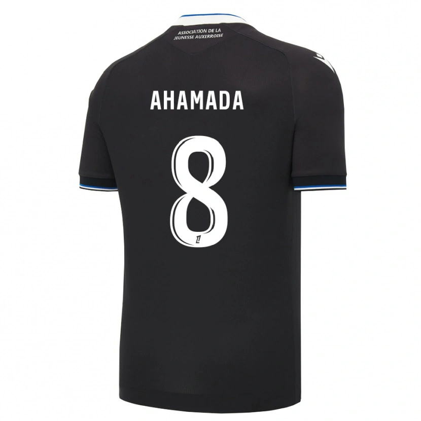 Danxen Herren Naouirou Ahamada #8 Schwarz Blau Weiß Auswärtstrikot Trikot 2026/27 T-Shirt Österreich