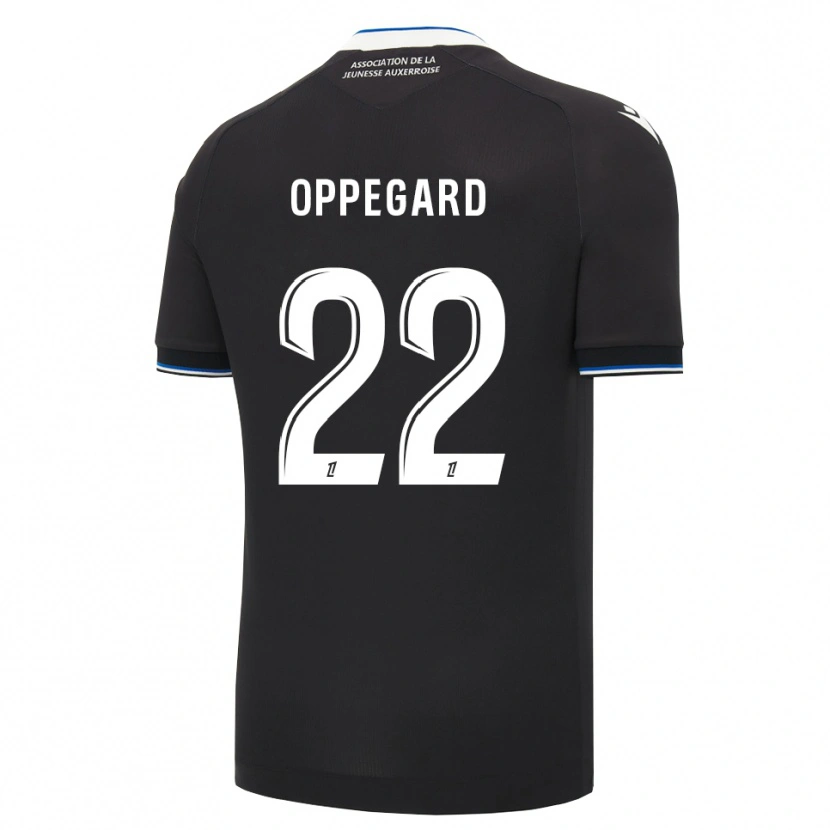Danxen Herren Fredrik Oppegård #22 Schwarz Blau Weiß Auswärtstrikot Trikot 2026/27 T-Shirt Österreich