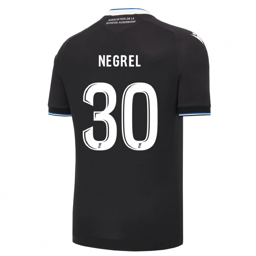 Danxen Herren Tom Negrel #30 Schwarz Blau Weiß Auswärtstrikot Trikot 2026/27 T-Shirt Österreich