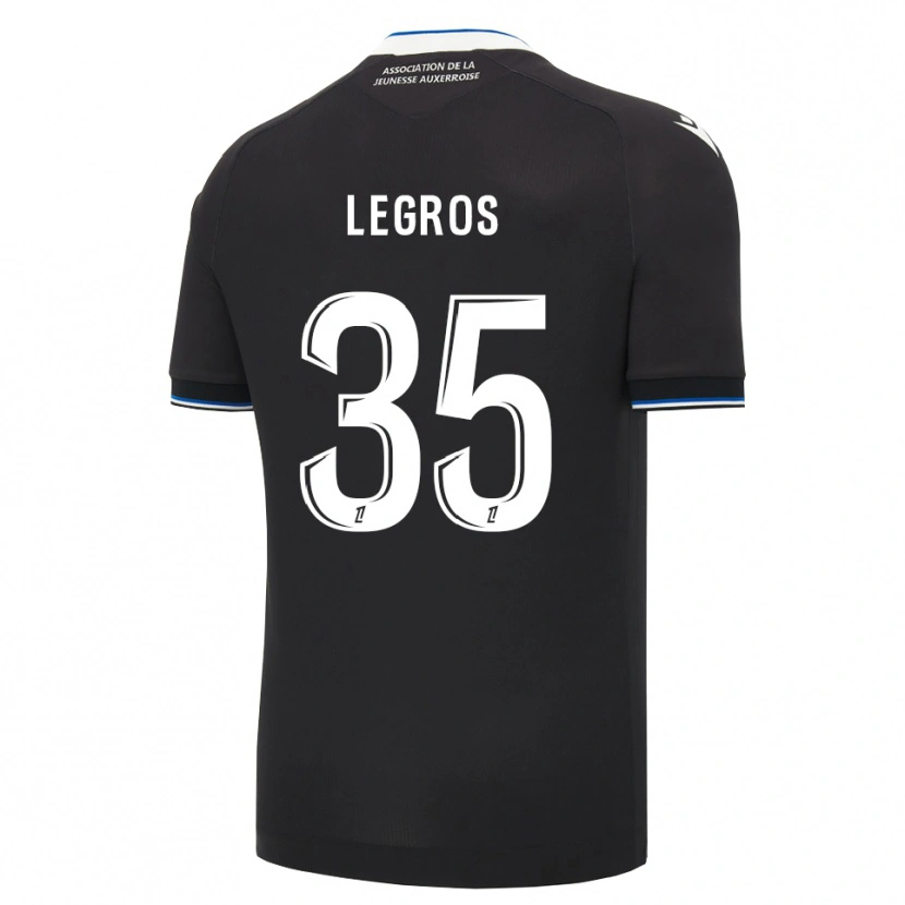 Danxen Herren Elikya Legros #35 Schwarz Blau Weiß Auswärtstrikot Trikot 2026/27 T-Shirt Österreich