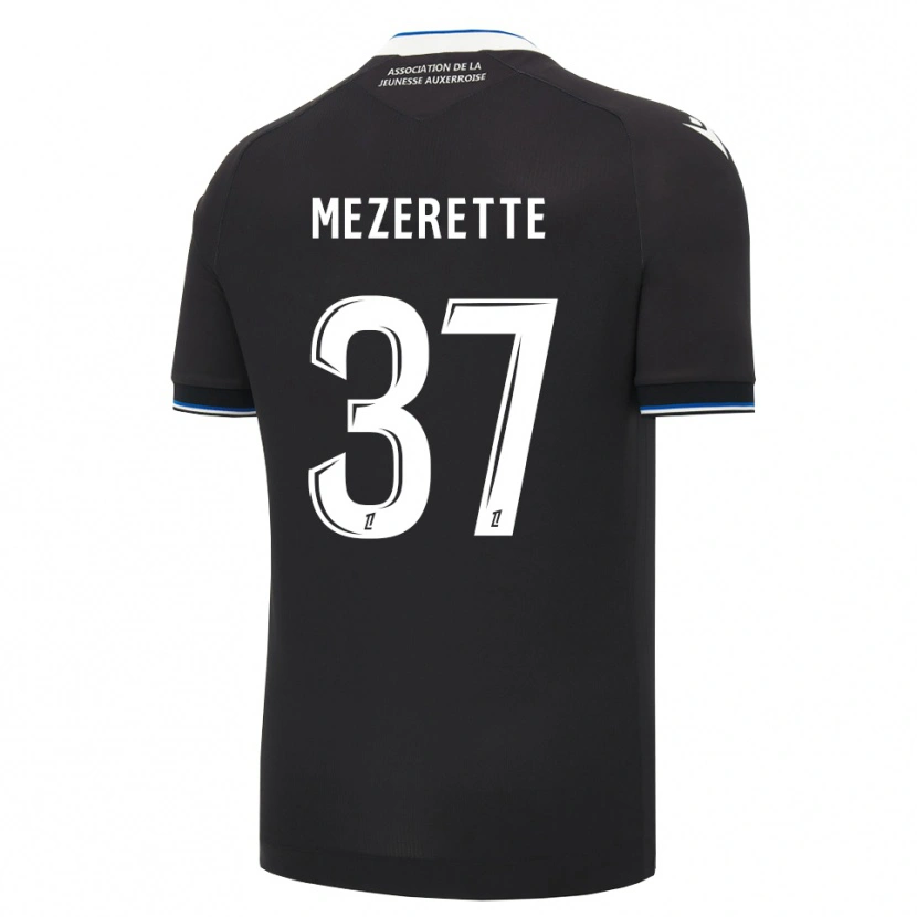 Danxen Herren Louis Mezerette #37 Schwarz Blau Weiß Auswärtstrikot Trikot 2026/27 T-Shirt Österreich