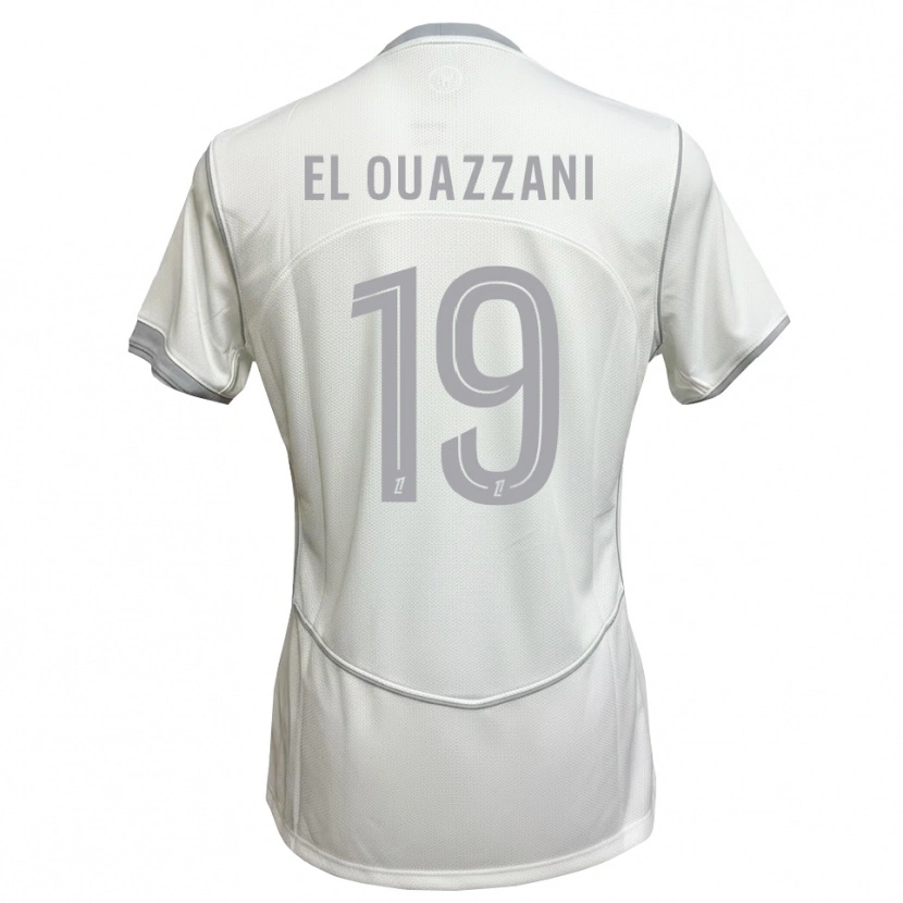 Danxen Herren Amine El Ouazzani #19 Weiß Grau Auswärtstrikot Trikot 2026/27 T-Shirt Österreich