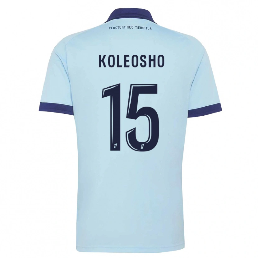 Danxen Herren Luca Koleosho #15 Kornblumenblau Schwarz Auswärtstrikot Trikot 2026/27 T-Shirt Österreich
