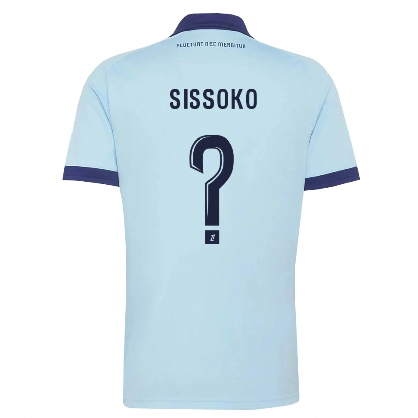 Danxen Herren Omar Sissoko #0 Kornblumenblau Schwarz Auswärtstrikot Trikot 2026/27 T-Shirt Österreich