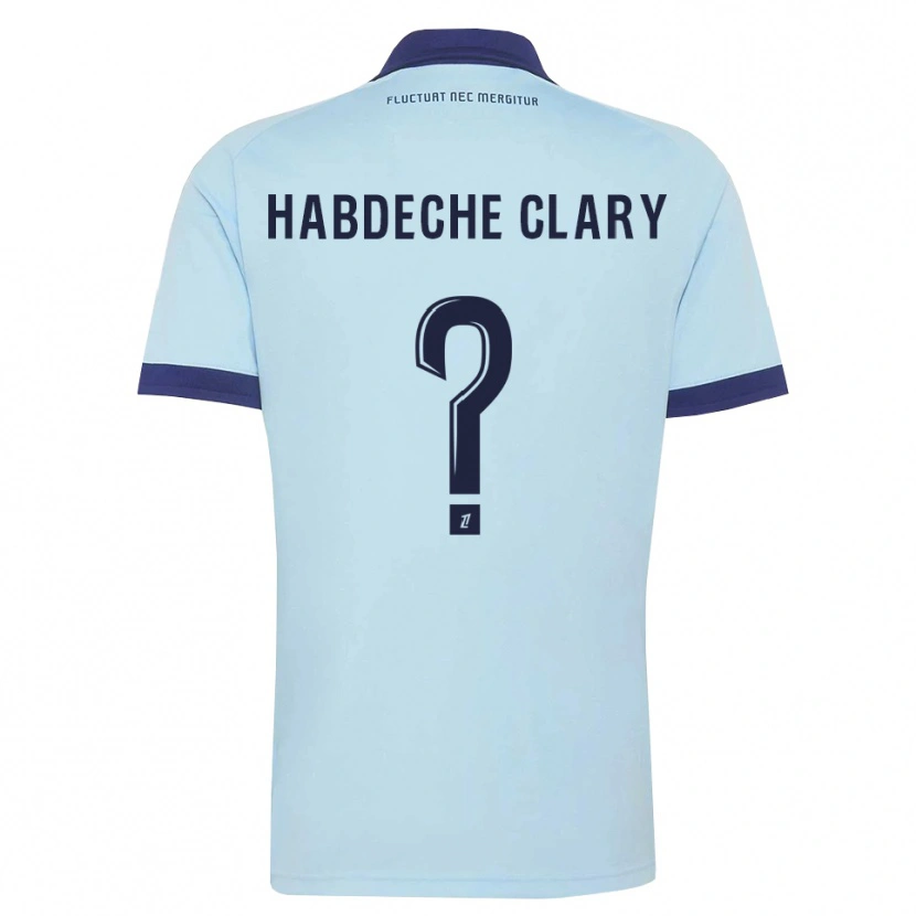 Danxen Herren Yanis Habdeche Clary #0 Kornblumenblau Schwarz Auswärtstrikot Trikot 2026/27 T-Shirt Österreich
