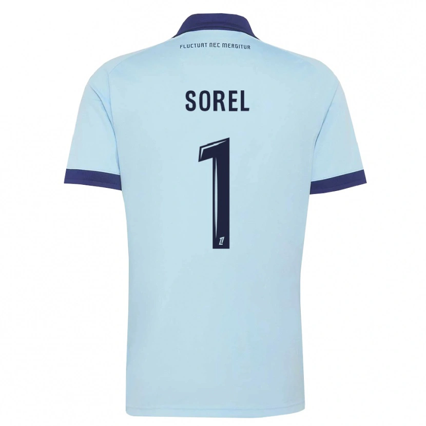 Danxen Herren Sacha Sorel #1 Kornblumenblau Schwarz Auswärtstrikot Trikot 2026/27 T-Shirt Österreich