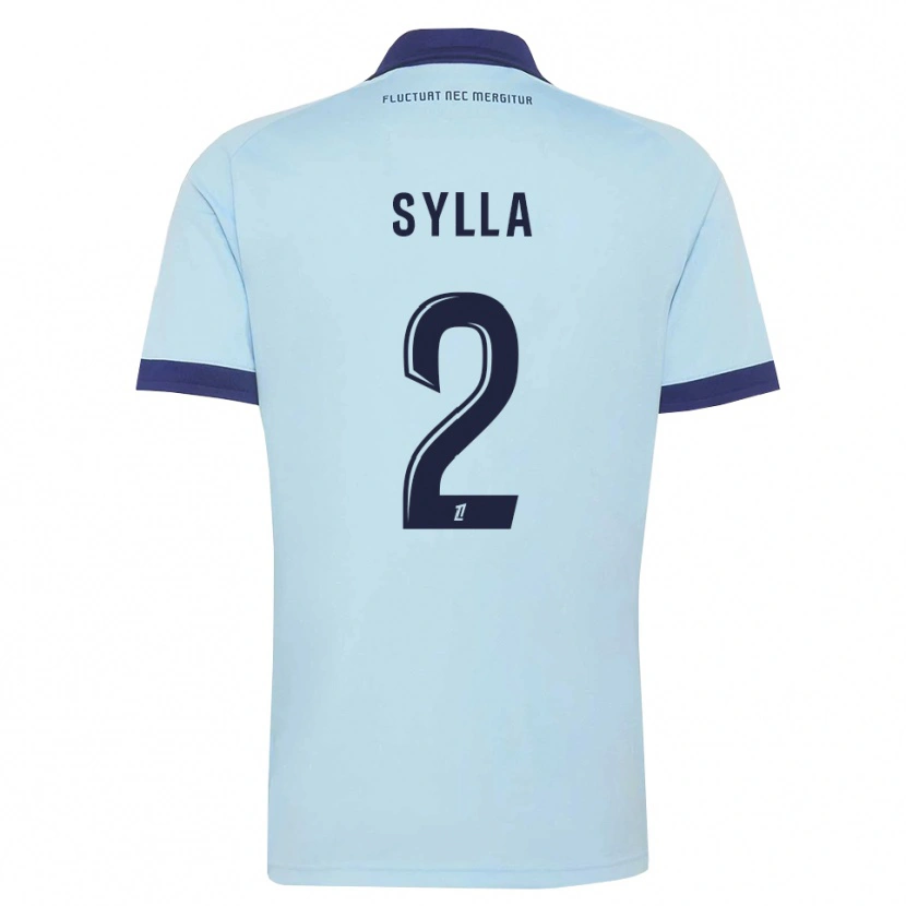 Danxen Herren Mohamed Sylla #2 Kornblumenblau Schwarz Auswärtstrikot Trikot 2026/27 T-Shirt Österreich