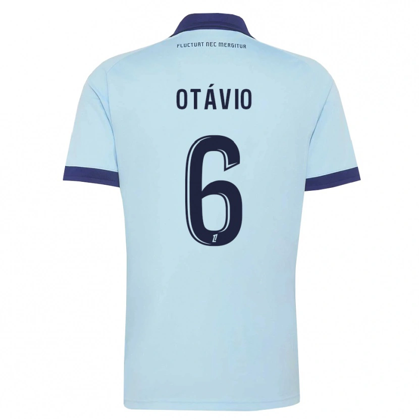 Danxen Herren Otávio Ataíde Da Silva #6 Kornblumenblau Schwarz Auswärtstrikot Trikot 2026/27 T-Shirt Österreich