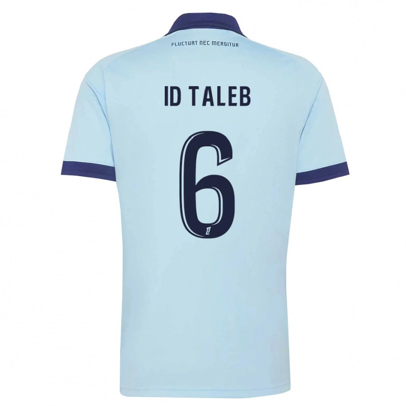 Danxen Herren Samy Id Taleb #6 Kornblumenblau Schwarz Auswärtstrikot Trikot 2026/27 T-Shirt Österreich