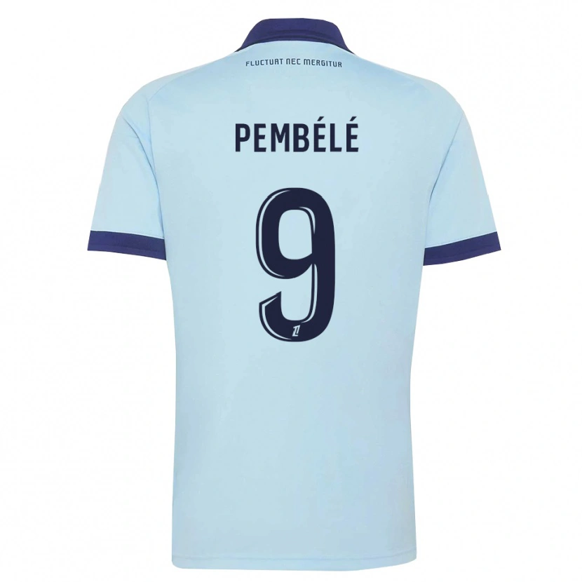 Danxen Herren Andy Pembélé #9 Kornblumenblau Schwarz Auswärtstrikot Trikot 2026/27 T-Shirt Österreich