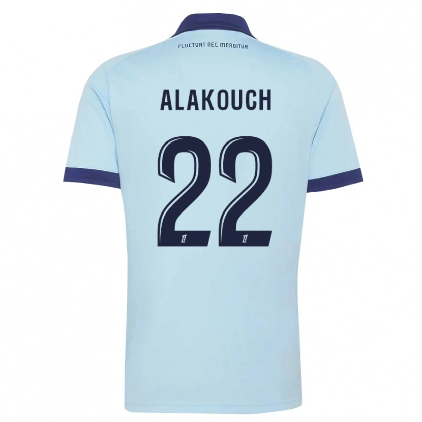 Danxen Herren Sofiane Alakouch #22 Kornblumenblau Schwarz Auswärtstrikot Trikot 2026/27 T-Shirt Österreich