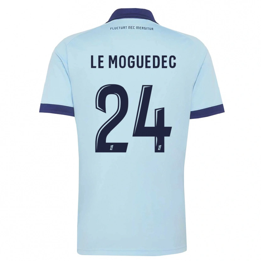 Danxen Herren Anaële Le Moguedec #24 Kornblumenblau Schwarz Auswärtstrikot Trikot 2026/27 T-Shirt Österreich