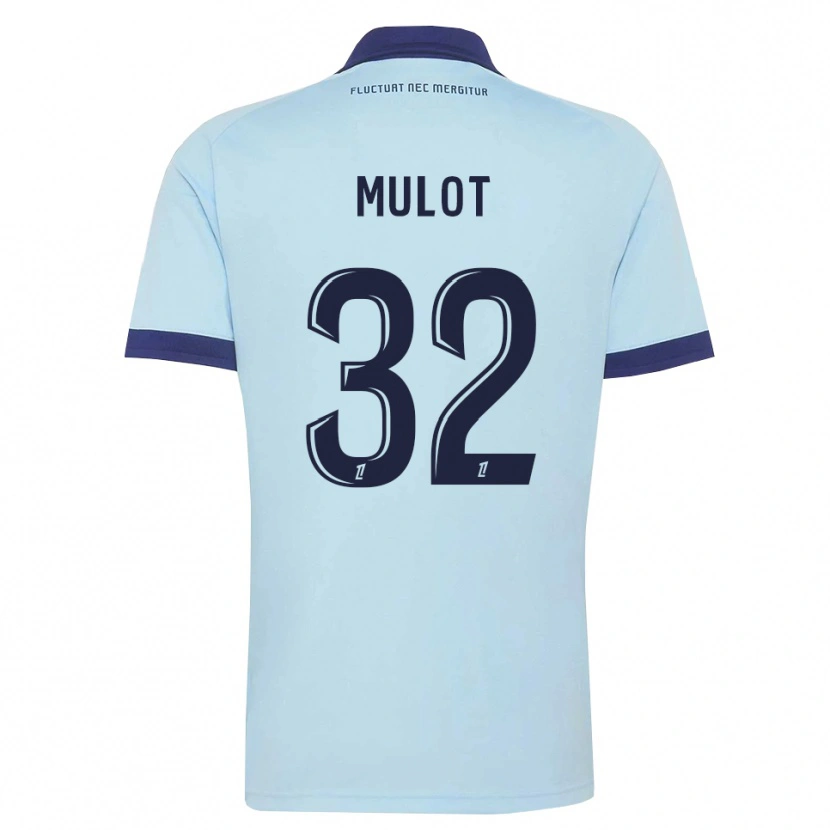 Danxen Herren Marie Mulot #32 Kornblumenblau Schwarz Auswärtstrikot Trikot 2026/27 T-Shirt Österreich