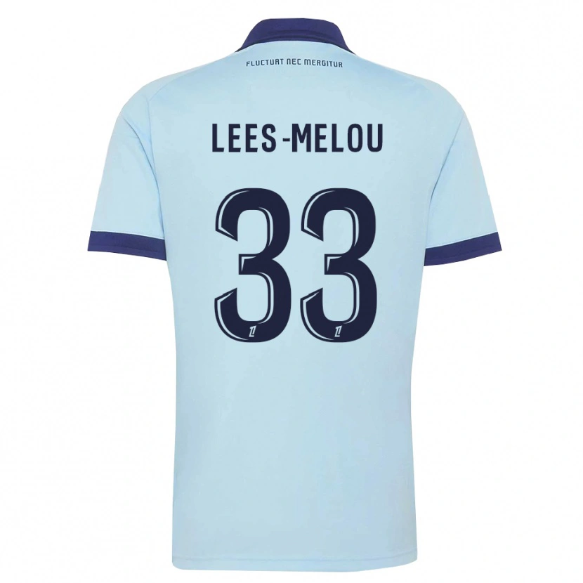 Danxen Herren Pierre Lees-Melou #33 Kornblumenblau Schwarz Auswärtstrikot Trikot 2026/27 T-Shirt Österreich