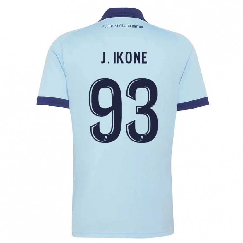 Danxen Herren Jonathan Ikoné #93 Kornblumenblau Schwarz Auswärtstrikot Trikot 2026/27 T-Shirt Österreich