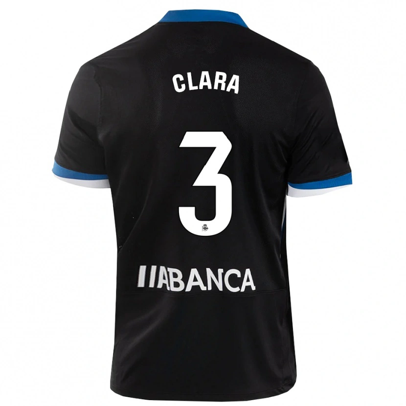 Danxen Herren Clara Rodríguez #3 Schwarz Blau Weiß Auswärtstrikot Trikot 2026/27 T-Shirt Österreich