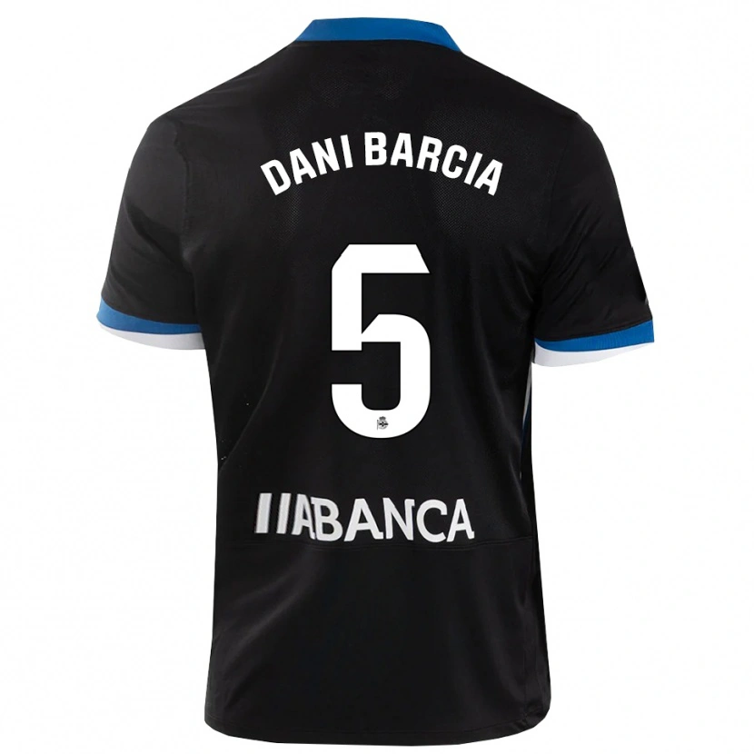 Danxen Herren Dani Barcia #5 Schwarz Blau Weiß Auswärtstrikot Trikot 2026/27 T-Shirt Österreich