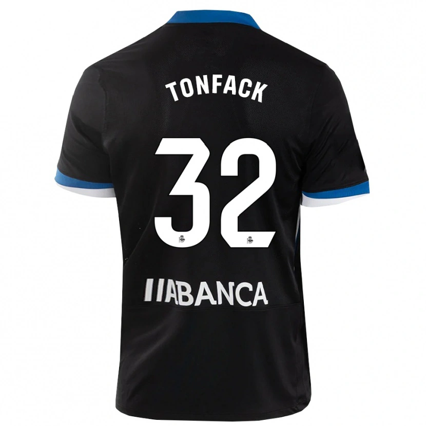 Danxen Herren Bil Nsongo #32 Schwarz Blau Weiß Auswärtstrikot Trikot 2026/27 T-Shirt Österreich