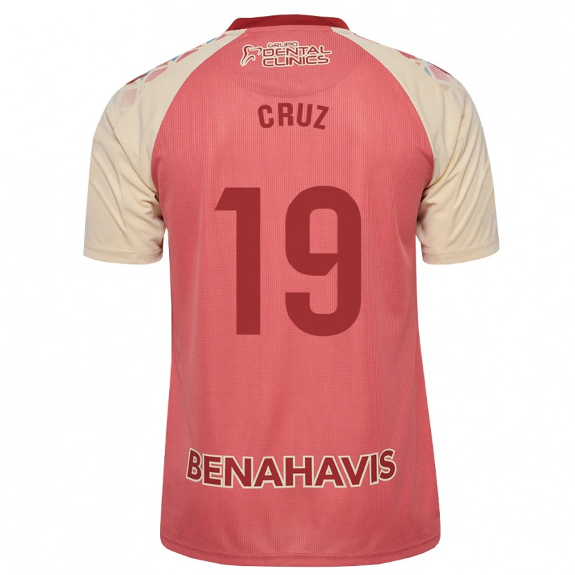 Danxen Herren Juan Cruz #19 Hellrosa Rot Blau Auswärtstrikot Trikot 2026/27 T-Shirt Österreich
