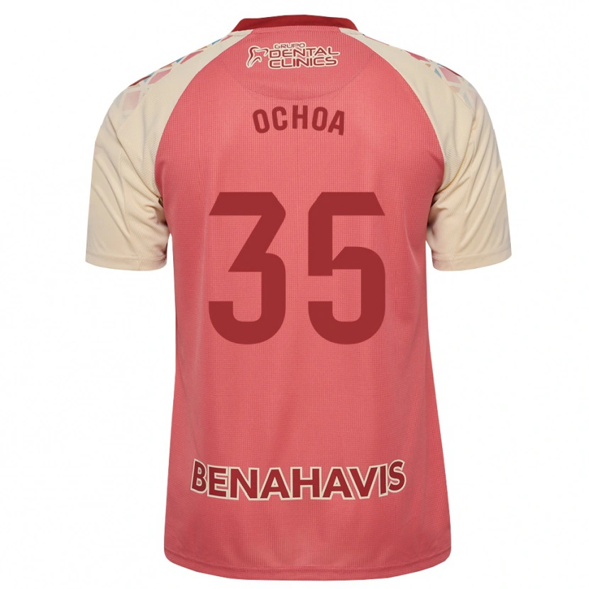 Danxen Herren Aarón Ochoa #35 Hellrosa Rot Blau Auswärtstrikot Trikot 2026/27 T-Shirt Österreich