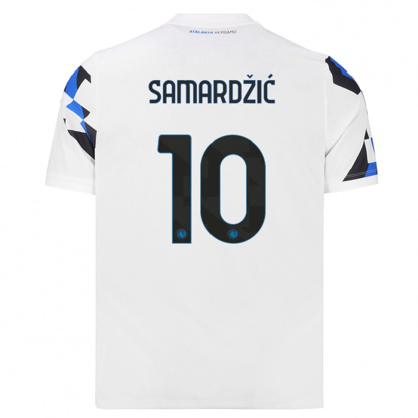 Danxen Herren Lazar Samardžić #10 Weiß Rot Blau Auswärtstrikot Trikot 2026/27 T-Shirt Österreich