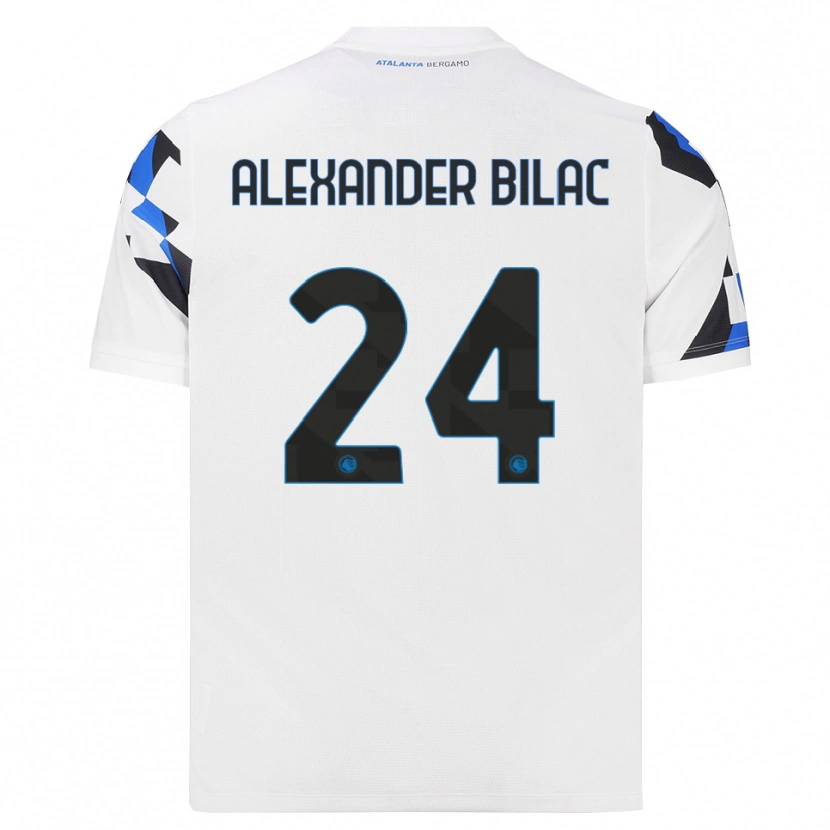 Danxen Herren Max Bilac #24 Weiß Rot Blau Auswärtstrikot Trikot 2026/27 T-Shirt Österreich