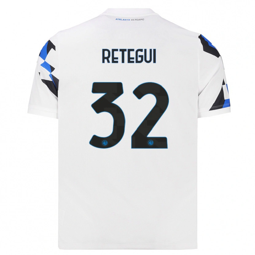 Danxen Herren Mateo Retegui #32 Weiß Rot Blau Auswärtstrikot Trikot 2026/27 T-Shirt Österreich