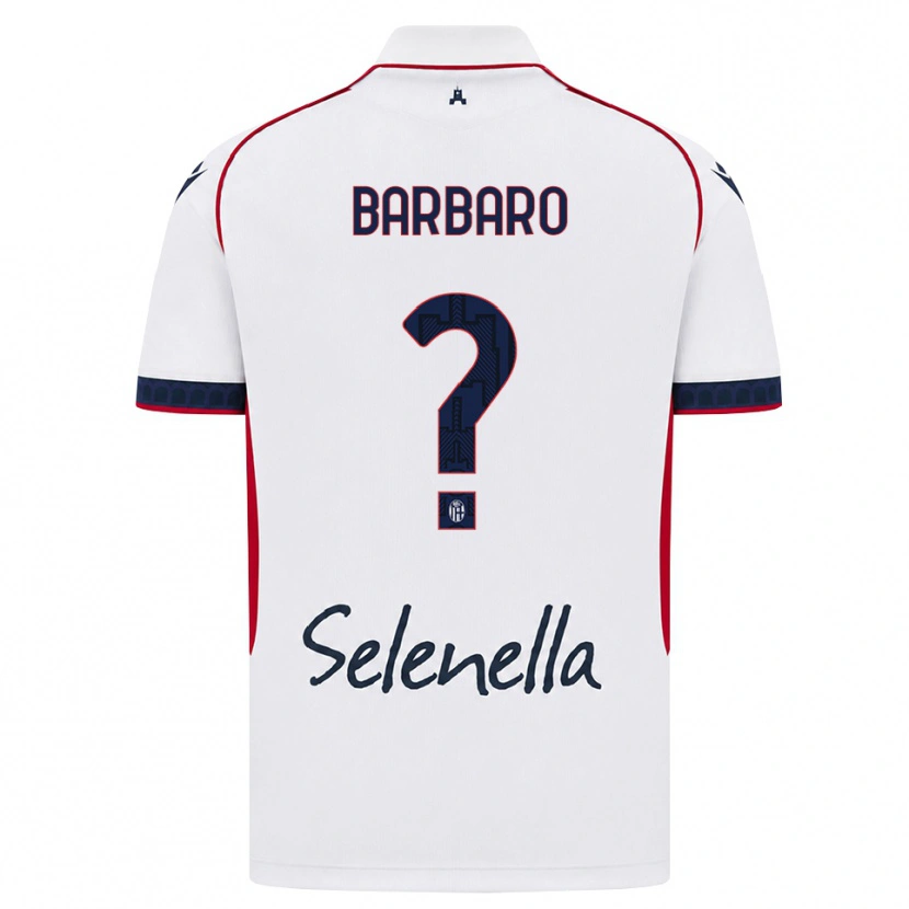 Danxen Herren Giacomo Barbaro #0 Weiß Rot Königsblau Auswärtstrikot Trikot 2026/27 T-Shirt Österreich