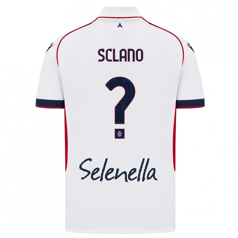 Danxen Herren Saymon Sclano #0 Weiß Rot Königsblau Auswärtstrikot Trikot 2026/27 T-Shirt Österreich