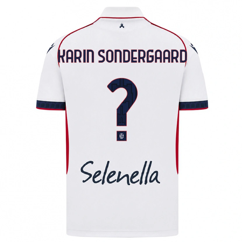 Danxen Herren Alice Karin Sondergaard #0 Weiß Rot Königsblau Auswärtstrikot Trikot 2026/27 T-Shirt Österreich