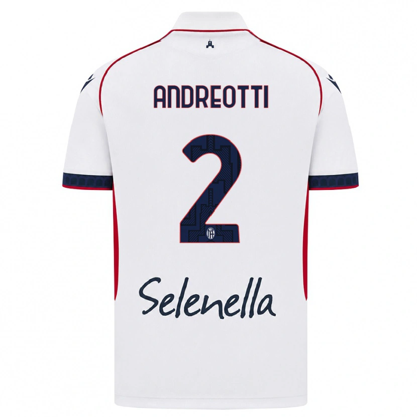 Danxen Herren Matteo Andreotti #2 Weiß Rot Königsblau Auswärtstrikot Trikot 2026/27 T-Shirt Österreich