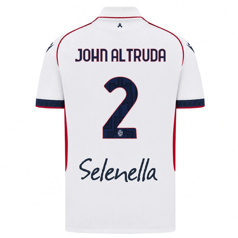 Danxen Herren Alessandro John Altruda #2 Weiß Rot Königsblau Auswärtstrikot Trikot 2026/27 T-Shirt Österreich