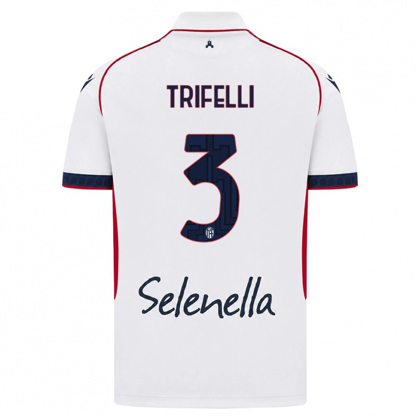Danxen Herren Edoardo Trifelli #3 Weiß Rot Königsblau Auswärtstrikot Trikot 2026/27 T-Shirt Österreich