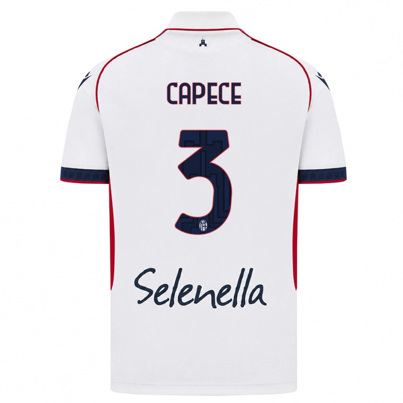 Danxen Herren Matteo Capece #3 Weiß Rot Königsblau Auswärtstrikot Trikot 2026/27 T-Shirt Österreich