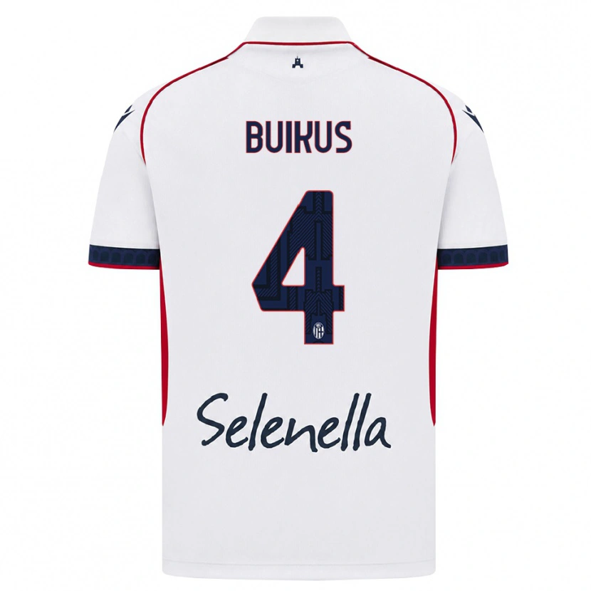 Danxen Herren Adomas Buikus #4 Weiß Rot Königsblau Auswärtstrikot Trikot 2026/27 T-Shirt Österreich