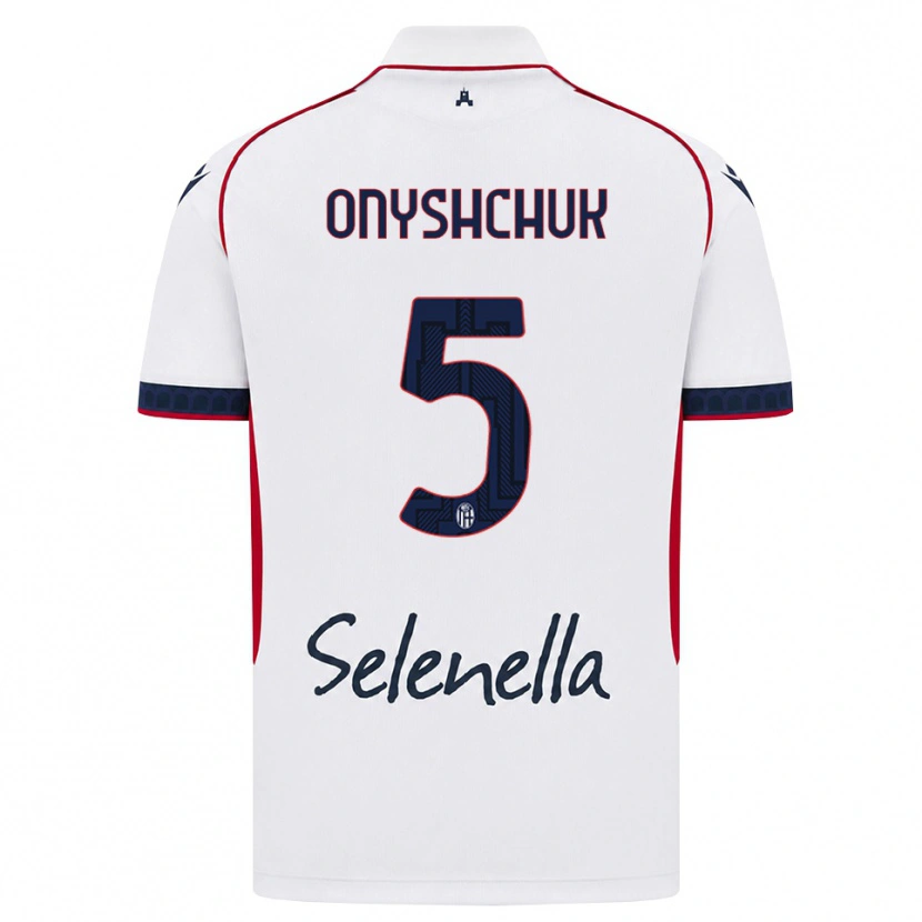 Danxen Herren Zakhar Onyshchuk #5 Weiß Rot Königsblau Auswärtstrikot Trikot 2026/27 T-Shirt Österreich
