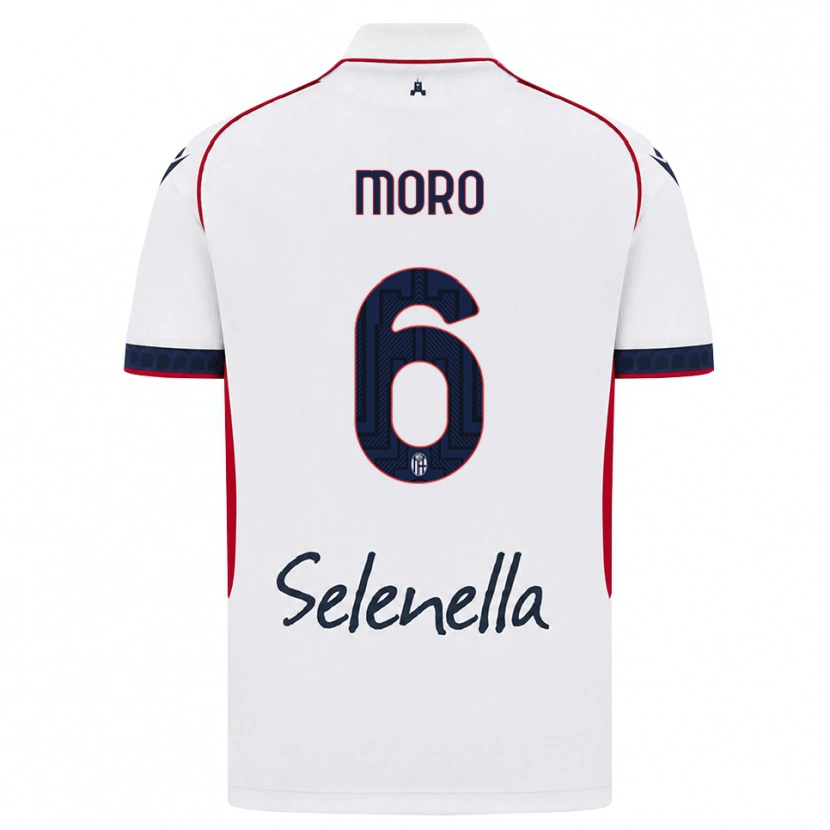 Danxen Herren Nikola Moro #6 Weiß Rot Königsblau Auswärtstrikot Trikot 2026/27 T-Shirt Österreich