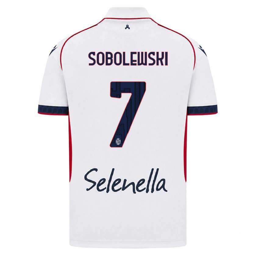 Danxen Herren Konrad Sobolewski #7 Weiß Rot Königsblau Auswärtstrikot Trikot 2026/27 T-Shirt Österreich