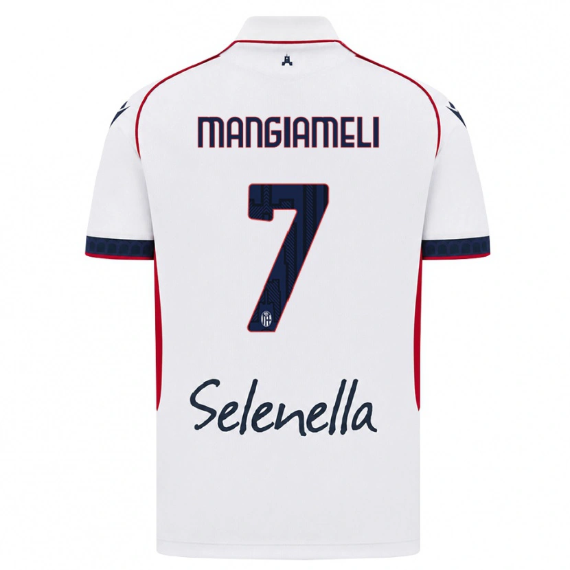 Danxen Herren Federico Mangiameli #7 Weiß Rot Königsblau Auswärtstrikot Trikot 2026/27 T-Shirt Österreich